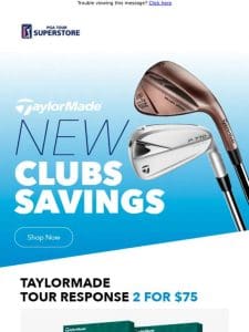 NEW Savings From TaylorMade