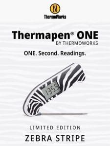 NEW: Zebra Print Thermapen ONE， Limited Edition