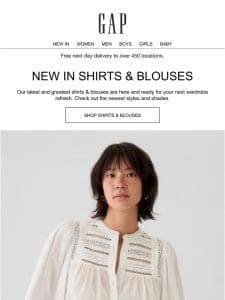 NEW autumn-ready shirts