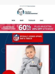 NFL Baby & Toddler Clothes From $15.95