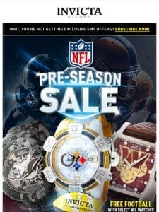 NFL Pre-Season SALE FREE Football❗️