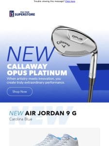 NOW AVAILABLE: Callaway Opus Platinum