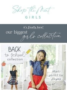 NOW LIVE: Girls Back To School Collection ??????