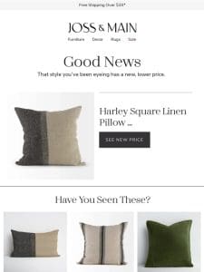 NOW ON SALE: the ? accent pillow ? you were eyeing