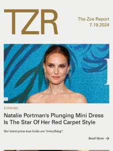 Natalie Portman’s Plunging Mini Dress Is The Star Of Her Red Carpet Style