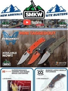 New Benchmade Mini Taggedout Available Now!