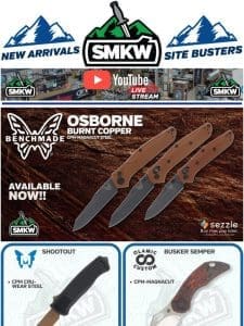 New Benchmade Osborne Available NOW!