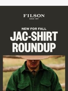 New Colors of Classic Jac-Shirts for Fall