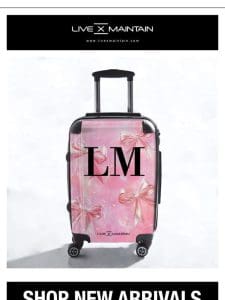 ?? New Cosmic Pink Bow Suitcases