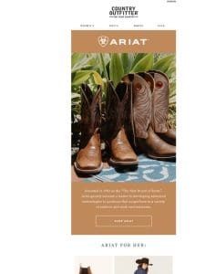 New From Ariat