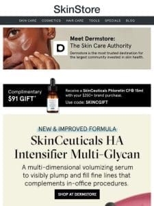 New SkinCeuticals: Hyaluronic acid like you’ve never known it