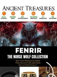 New Vikings Wolf Fenrir Collection Just Landed!