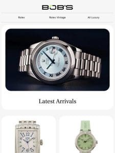 New Week: See What’s Fresh at Bob’s Watches