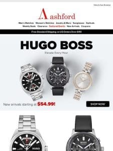 New from Hugo Boss — Refined Watches from $54.99!