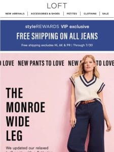 New pants to ?? (+ up to 60% off sale!)