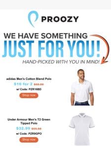 New polos for less