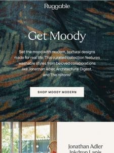 Now Trending: Moody Modern Collection