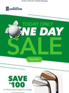 ONE DAY SALE