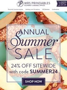 ? Our Annual Summer Sale Starts Now ?