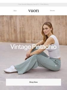 Our Best-Sellers In Vintage Pistachio