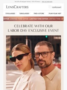 Our Labor Day Exclusive Event is still on