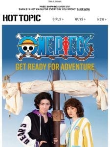 Our One Piece collection is ready for adventure ????