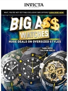 Oversized Watches EVEN BIGGER DEALS❗️