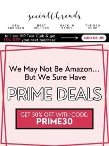 PRIME Day Exclusives: 30% OFF Deals You Can’t Resist! ??