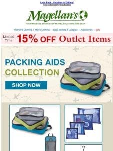 Packing Aid Recommendations from Magellan’s ~ Shop Now!