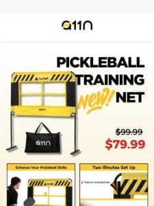 Pickleball Training Net Just Dropped!