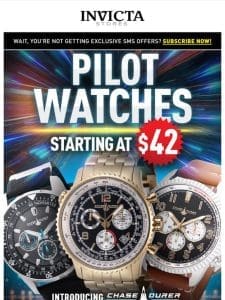 Pilot Waches STARTING AT $42 Time To TAKE FLIGHT❗️✈️