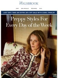 Preppy Styles For Every Day Of The Week