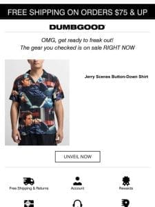 ?? Price Dropped: Jerry Scenes Button-Down Shirt