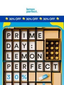 Prime Day， the lemon way. ??