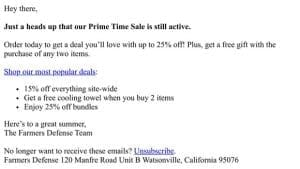 Prime Time Sale is still active ??