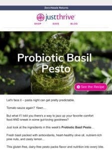 Probiotic basil pesto (recipe)