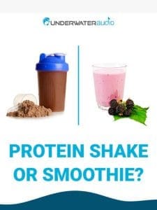 Protein Shake or Smoothie? ?? Find Your Post-Swim Fuel!