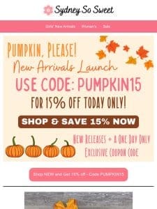 Pumpkin Please! + Get an Exclusive Discount