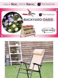 Refresh Your Outdoor Space: Enjoy Massive Savings on Backyard Essentials