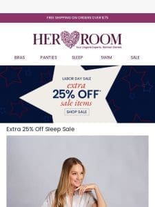 Relax with an Extra 25% Off Sleep Sale!