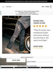 Reviewed: Made Tough Work Pants