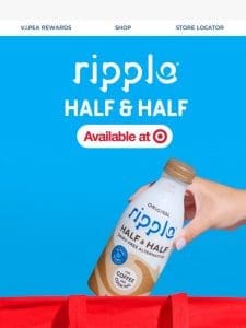 Ripple Half & Half is now at Target