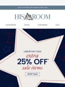 Score an Extra 25% Off Sale!