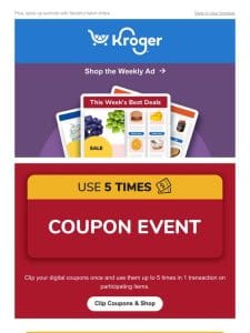 See Your New Weekly Ad Inside ?? | SAVE Up to 5 Times on Faves | 10/$10 Sale