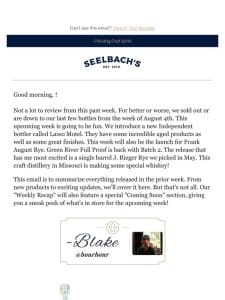 Seelbach’s Week In Review 8.1.24