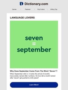 September: Facts & Fun for the Fall Month