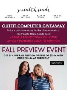 Shop RISEN STYLES In Our Fall Preview Event Before They’re Gone!!????