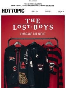 Sink your teeth into these The Lost Boys pieces ???♂???