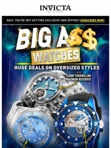 Size Matters GO BIG❗️MASSIVE Deals On BIG Watches