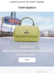 Sommer Sale: neu hinzugefügte Styles